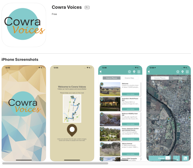 We've launched Cowra Voices mobile app & News to NHK!